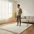 Moroccan Wool Rug, Ivory Beni Ourain Rug, Geometric Diamond Berber Carpet, Handmade Area Rug