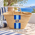 Personalized Moroccan Straw Basket Bag, Handmade Woven Beach Tote, Custom Initials, Boho Summer Market Bag
