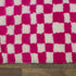 Pink Checkered Rug, Moroccan Wool Rug, Handmade Berber Rug, Checkerboard Area Rug, Beni Ourain Carpet