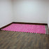 Pink Checkered Rug, Moroccan Wool Rug, Handmade Berber Rug, Checkerboard Area Rug, Beni Ourain Carpet