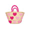 Pink Ombre Hearts Tota, Gift for Girl & Boy, Custom Beach bag for kids friends