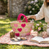 Pink Ombre Hearts Tota, Gift for Girl & Boy, Custom Beach bag for kids friends
