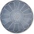 Enhance your living space with an Art of handmade Moroccan leather pouf.