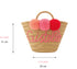 Wholesale Personalized Straw Basket, Customized Woven Beach Bag for Women