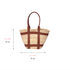 Handmade Moroccan Straw Tote Bag with Genuine Leather Craftsmanship Details