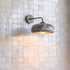 Illuminate your outdoor space with a stunning Art of handmade rustic copper sconce.