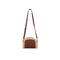 Semi-Circular Handmade Natural Raffia Shoulder Bag with Genuine Leather