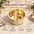 Smooth Polished Solid Brass Round Sink – Handcrafted Moroccan Undermount Basin