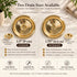 Smooth Polished Solid Brass Round Sink – Handcrafted Moroccan Undermount Basin