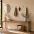 Solid Brass Double Wall Hook – Handmade Coat, Towel & Bag Hook