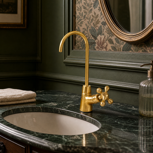 Solid Brass RO Drinking Water Faucet – Unlacquered Brass