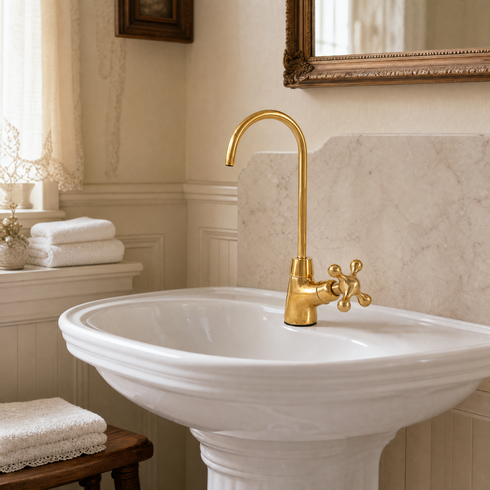 Solid Brass RO Drinking Water Faucet – Unlacquered Brass