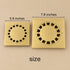 Moroccan Solid Brass Square Floor Drain with Removable Cover
