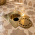 Moroccan Solid Brass Square Floor Drain with Removable Cover