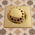 Moroccan Solid Brass Square Floor Drain with Removable Cover