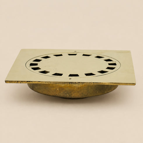 Moroccan Solid Brass Square Floor Drain with Removable Cover