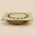 Moroccan Solid Brass Square Floor Drain with Removable Cover