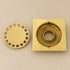 Moroccan Solid Brass Square Floor Drain with Removable Cover