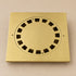 Moroccan Solid Brass Square Floor Drain with Removable Cover