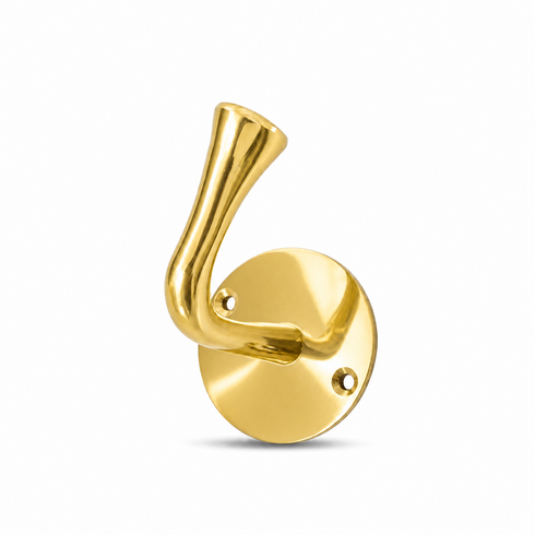 Solid brass wall hook with timeless Moroccan design