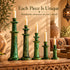 Tamegroute Candle Holder, Green Moroccan Pottery, Handmade Ceramic Candlestick, Rustic Boho Home Decor