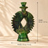 Tamegroute Candle Holder, Moroccan Green Pottery, Handmade Ceramic Candlestick, Boho Home Decor