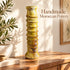 Tamegroute Ceramic Floor Vase, Handmade Moroccan Yellow Pottery, Tall Rustic Decorative Vase, Boho Home Decor