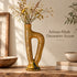 Tamegroute Vase Yellow Moroccan Pottery, Handmade Ceramic Vase, Sculptural Decor, Moroccan Home Accent