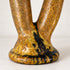 Tamegroute Vase Yellow Moroccan Pottery, Handmade Ceramic Vase, Sculptural Decor, Moroccan Home Accent