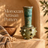 Tamegroute Vase, Moroccan Green Pottery, Handmade Ceramic Vase, Boho Decor, Artisan Home Accent