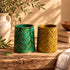 Tamegroute Vase, Moroccan Green & Ochre Ceramic Vase, Handmade Pottery, Small Boho Home Decor