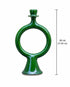 Elevate your table setting with an Art of handmade Tamegroute green candle holder.