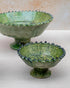 Bring desert heritage to your table with an Art of handmade Tamegroute green bowl.