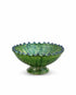 Bring desert heritage to your table with an Art of handmade Tamegroute green bowl.