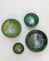 Bring desert heritage to your table with an Art of handmade Tamegroute green bowl.