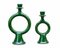 Elevate your table setting with an Art of handmade Tamegroute green candle holder.