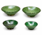 Elevate your dining table centerpiece with our handmade Moroccan Tamegroute stemmed fruit bowl, a timeless piece of artisan pottery crafted in Morocco.