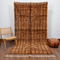 Beni Ourain Rug, Brown Moroccan Wool Rug, Black Stripe Berber Area Rug, Handmade Shaggy Carpet