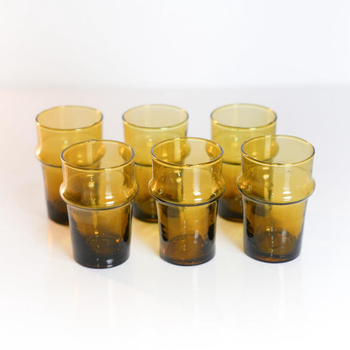 Elevate your daily hydration with our Art of handmade traditional Moroccan Beldi glasses set.