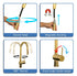 Traditional Pull-Down Kitchen Faucet in Unlacquered Brass – High-Arc Gooseneck Design