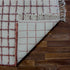 White Grid Rug, Moroccan Wool Rug, Handmade Berber Rug, Geometric Area Rug, Beni Ourain Carpet
