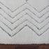 White Moroccan Wool Rug, Geometric Berber Rug, Handmade Ivory Area Carpet, Minimalist Beni Ourain Rug