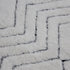 White Moroccan Wool Rug, Geometric Berber Rug, Handmade Ivory Area Carpet, Minimalist Beni Ourain Rug