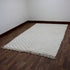 White Moroccan Wool Rug, Handmade Berber Rug, Textured Beni Ourain Carpet