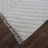 White Moroccan Wool Rug, Handmade Berber Rug, Textured Beni Ourain Carpet