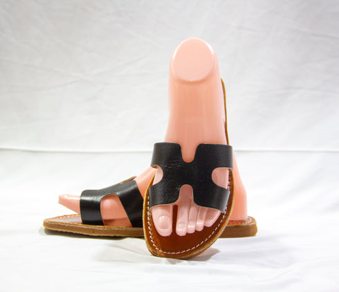 Womens Leather Cutout Sandals, Handmade Leather Sandals Mod Hermes, Handcrafted Summer Sandals , Colorful Beach Leather Sandals