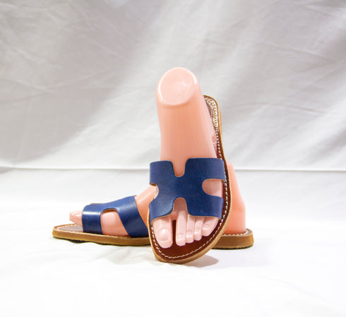 Womens Leather Cutout Sandals, Handmade Leather Sandals Mod Hermes, Handcrafted Summer Sandals , Colorful Beach Leather Sandals