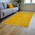 Yellow Moroccan Rug, Chevron Area Rug, Handmade Berber Rug, Mustard decorative Geometric Carpet