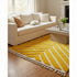 Yellow Moroccan Rug, Chevron Area Rug, Handmade Berber Rug, Mustard decorative Geometric Carpet