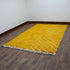 Yellow Moroccan Rug, Chevron Area Rug, Handmade Berber Rug, Mustard decorative Geometric Carpet